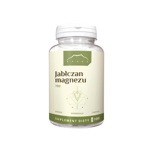 Jabłczan magnezu 100kaps. 700mg Nanga