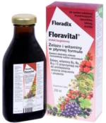 FLORADIX FLORAVITAL żelazo i witaminy bezglutenowe 250ml