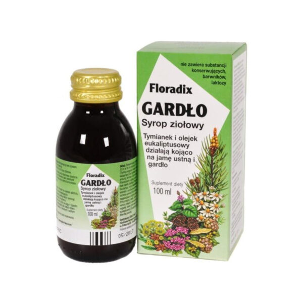 Floradix Gardło Syrop ziołowy 100ml