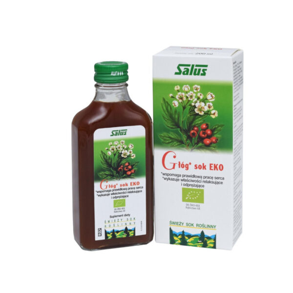 Głóg sok EKO 200ml SALUS