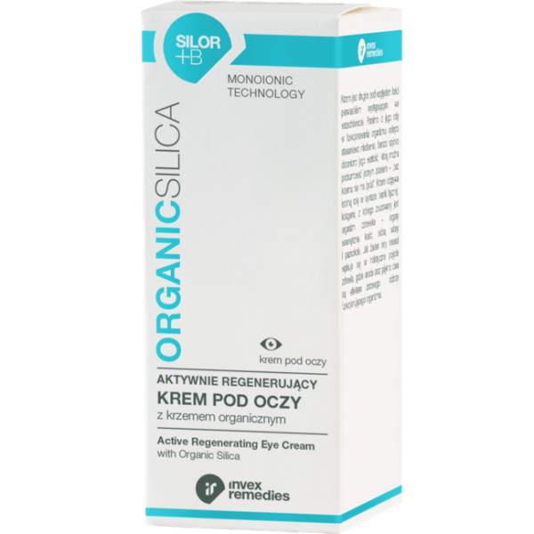 Aktywnie regenerujący krem pod oczy z krzemem organicznym Silor+B 15 ml