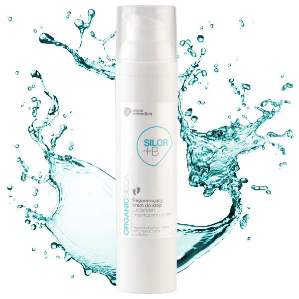 Regenerujący krem do stóp z krzemem organicznym i borem Silor+B 100 ml