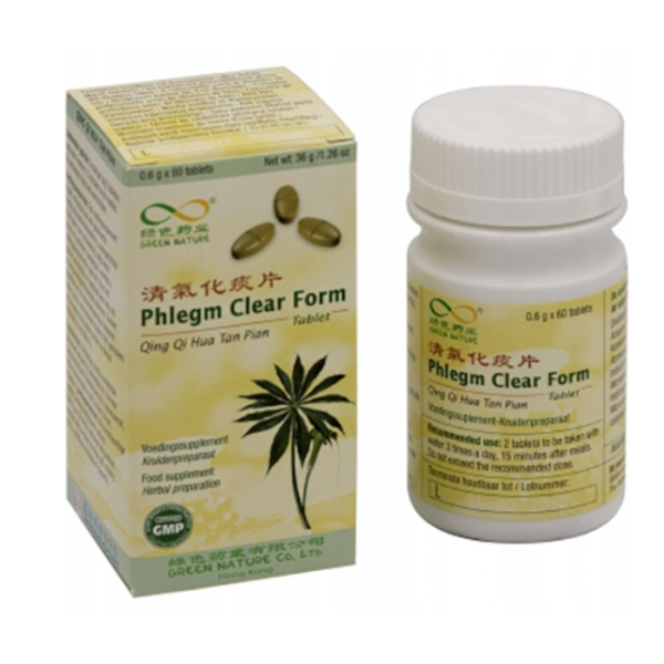 Phlegm Clear Form, Qing Qi Hua Tan Pian, 60 tabl. - Green Nature