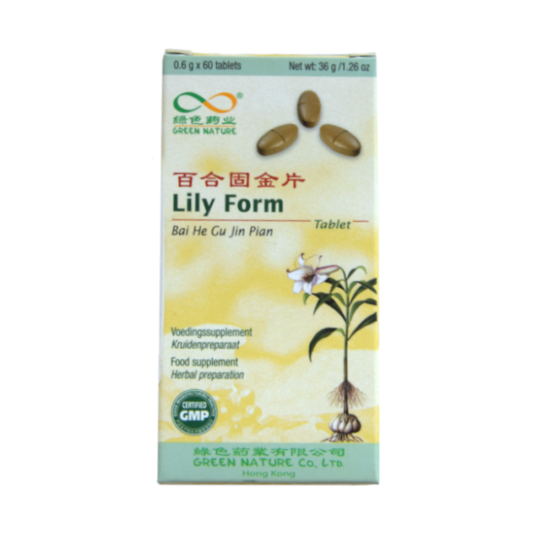 Lily Form, Bai He Gu Jin Pian - 60 tabl. - Green Nature