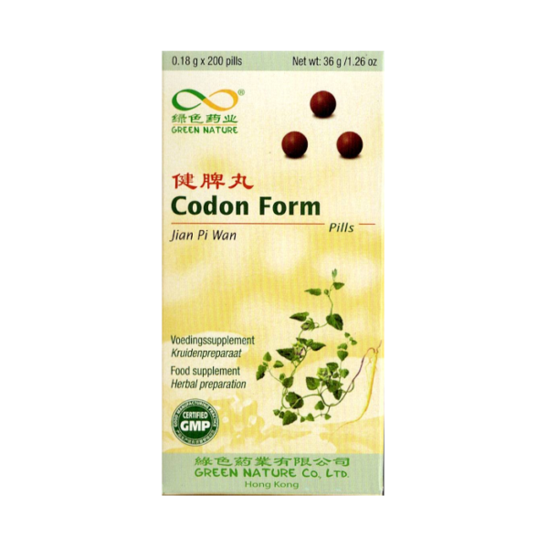 Codon Form, Jian Pi Wan - 200 drażetek - Green Nature