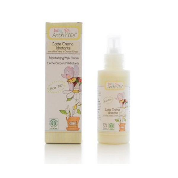 Mleczko - krem nawilżający z aloesem i ekstraktem z alg morskich, dla dzieci, certyfikowany, 100 ml, Baby Anthyllis