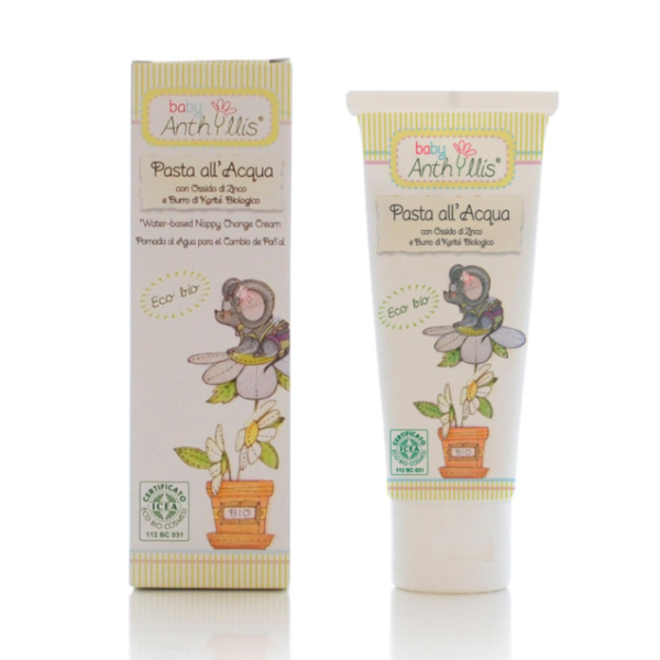 Nawilżający balsam ochronny na podrażnienia i odparzenia pieluszkowe, z Shea i tlenkiem cynku, 75 ml, Baby Anthyllis
