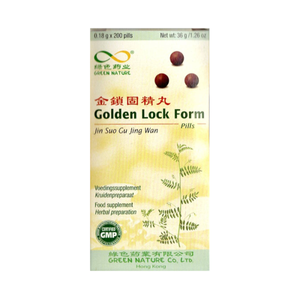 Golden Lock Form, Jin Suo Gu Jing Wan - 200 drażetek - Green Nature