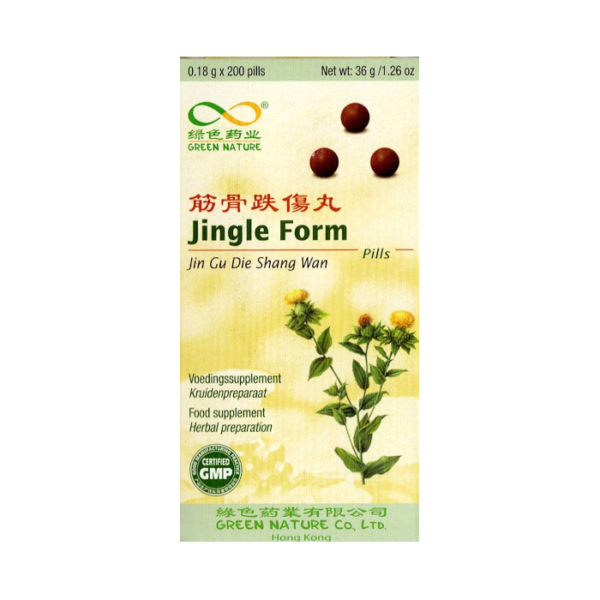 Jingle Form, Jin Gu Die Shang Wan - 200 drażetek - Green Nature