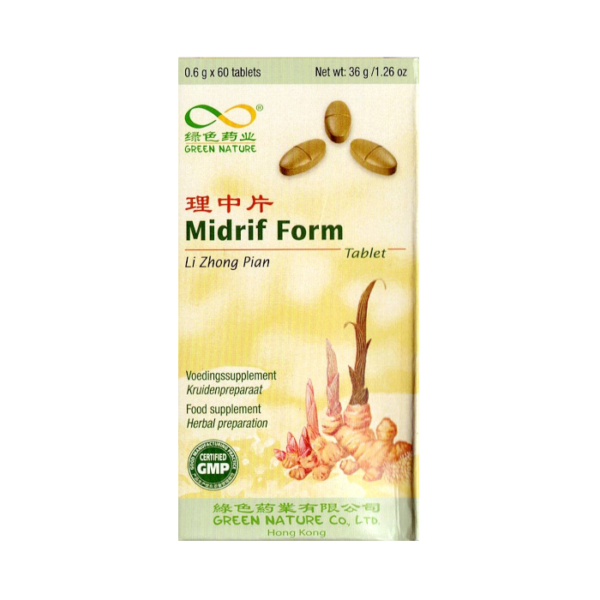 Midrif Form, Li Zhong Pian - 60 tabl. Green Nature