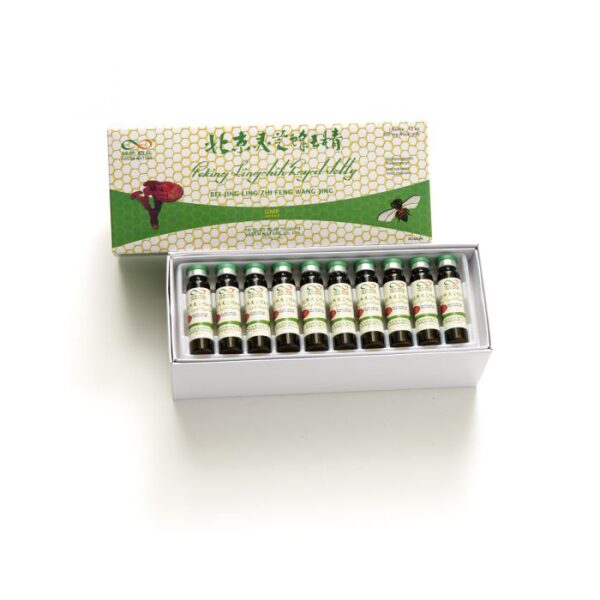 Peking Lingehih Royal Jelly Beijing Ling Zhi Feng Wang Jing. 30x10ml
