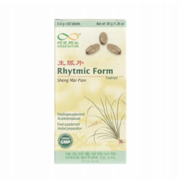Rhytmic Form, Sheng Mai Pian 60 tabl. Green Nature