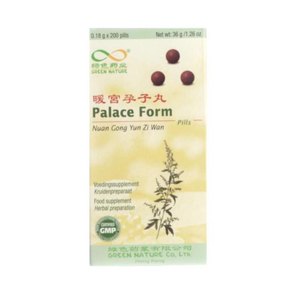 Palace Form, Nuan Gong Yun Zi Wan - 200 drażetek - Green Nature