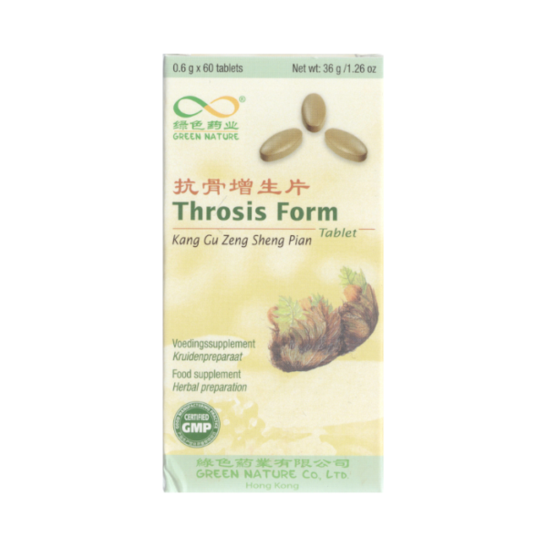 Throsis Form, Kang Gu Zeng Sheng Pian 60 tabletek Green Nature