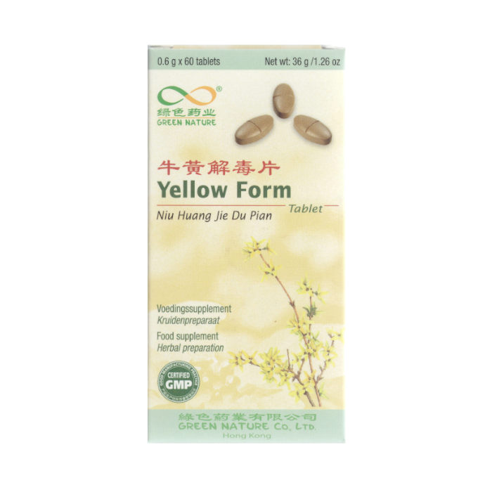 Yellow Form, Niu Huang Jie Du Pian - 60 tabletek - Green Nature