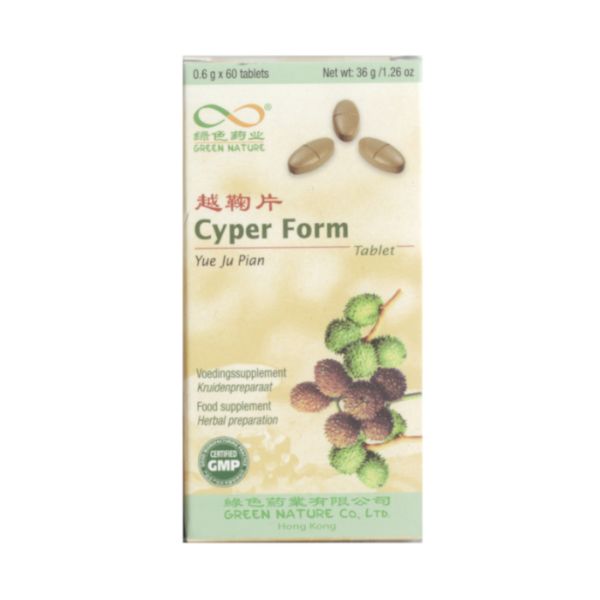 Cyper Form, Yue Ju Pian 60 tabletek - Green Nature