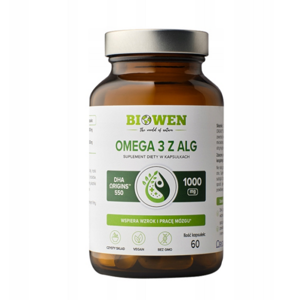 Omega-3 z alg – 60 kapsułek Biowen