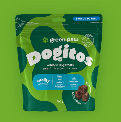 Smaczki funkcjonalne dla psa 100% dziczyzny 100g Dogitos Vitality