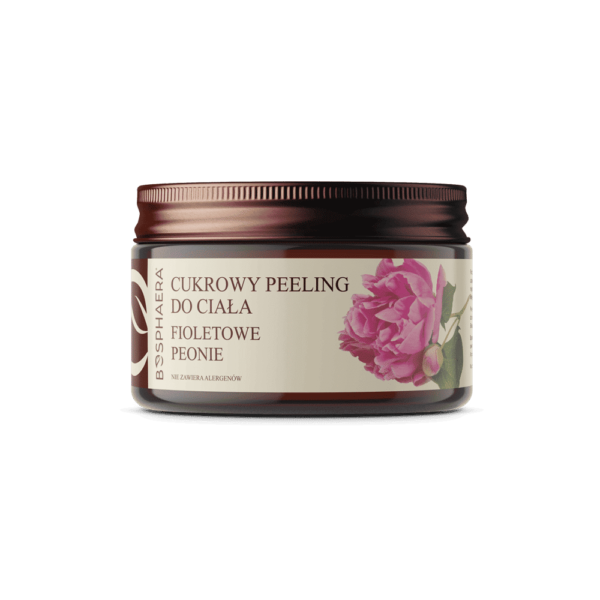 Cukrowy peeling do ciała fioletowe peonie bosphaera