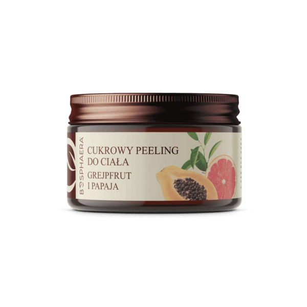 Cukrowy peeling do ciała Grejpfrut i papaja 200g Bosphaera