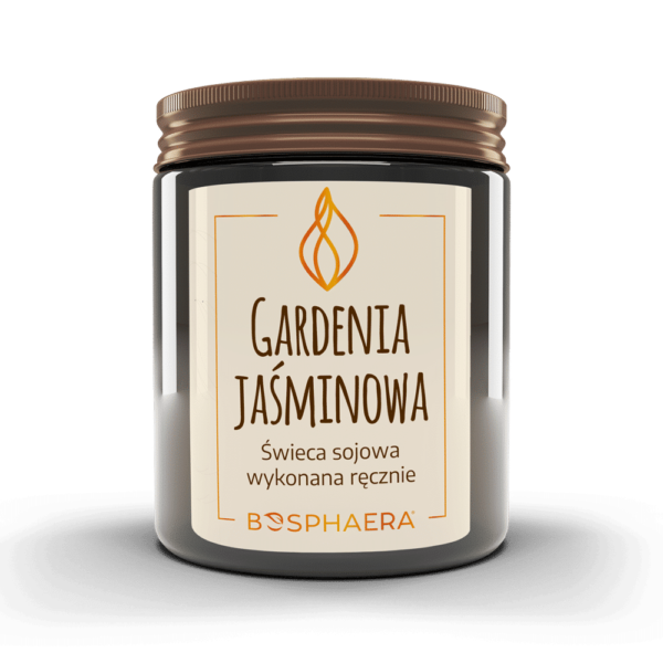 Sojowa świeca zapachowa Gardenia 190g Bosphaera