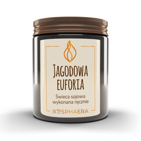 Sojowa świeca zapachowa Jagodowa euforia 190g Bosphaera