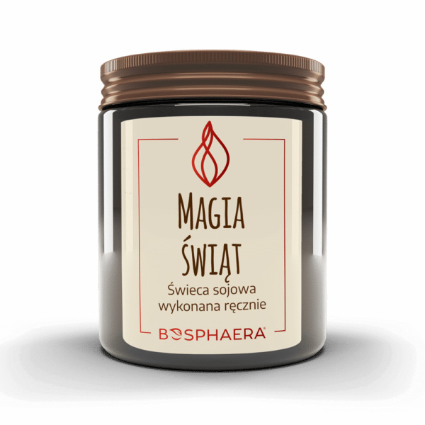 Sojowa świeca zapachowa Magia Świąt 190g Bosphaera