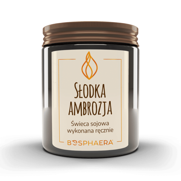 Sojowa świeca zapachowa Słodka ambrozja 190g Bosphaera