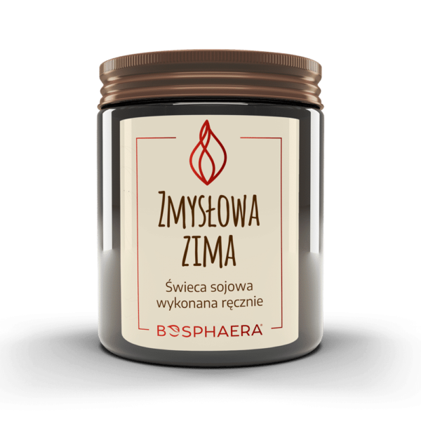 Sojowa świeca zapachowa Zmysłowa Zima 190g Bosphaera