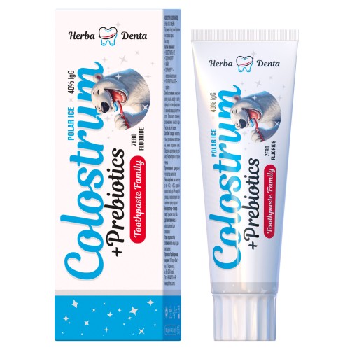 Pasta do zębów bez fluoru COLOSTRUM YOGURTENE® Szałwia Polarny Lód 100g
