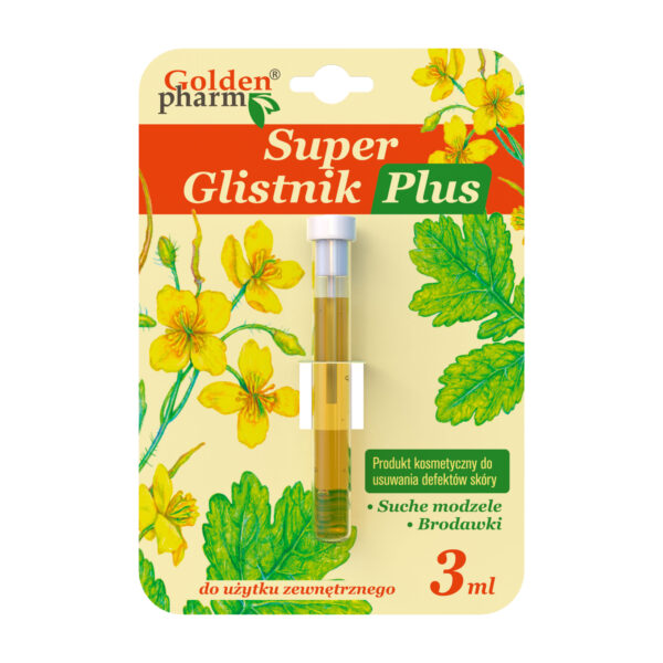 Płyn Glistnik Plus Jaskółcze Ziele na Modzele Kurzajki Brodawki 3ml