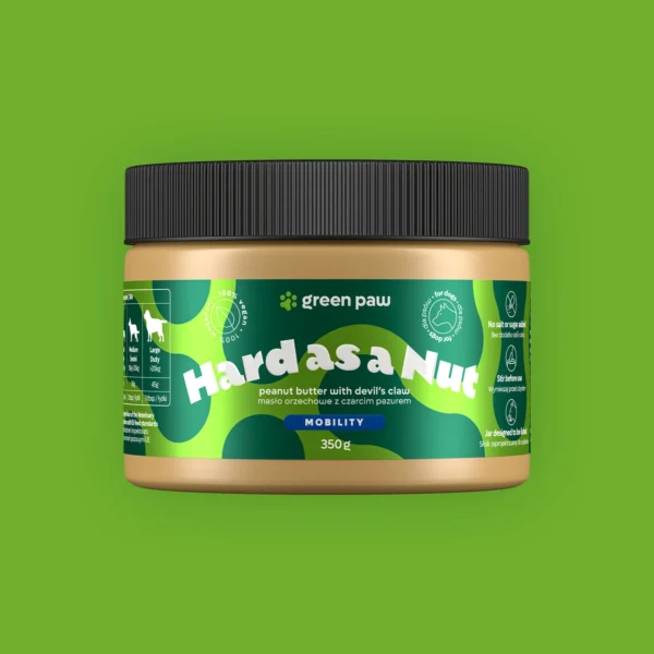 Hard as a Nut Masło orzechowe dla zwierząt wspierające kości i stawy 350g