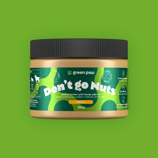 Masło orzechowe z CBD dla psa Green Paw Don’t go nuts Chili 350 g