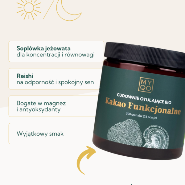 Cudownie otulające BIO Kakao Funkcjonalne