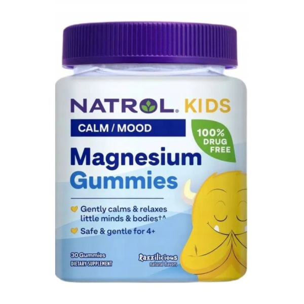Kids Magnesium Gummies Magnez dla dzieci 30 żelek Natrol