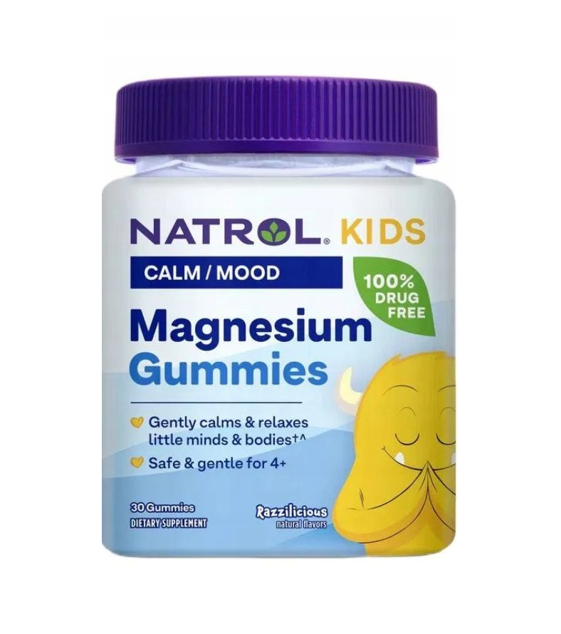 Kids Magnesium Gummies Magnez dla dzieci 30 żelek Natrol