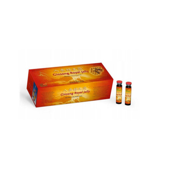 Ginseng Royal Jelly Żeń-szeń + cytryniec + mleczko pszczele 30x10ml ampułki