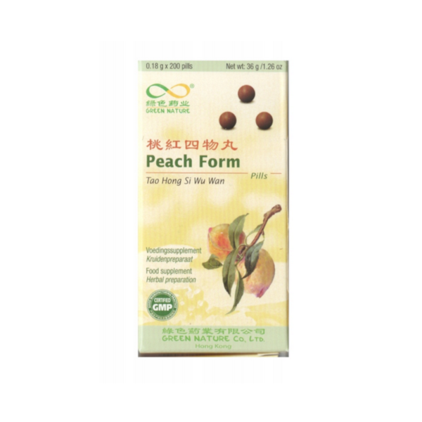 Peach Form Tao Hong Si Wu Wan 200 drażetek Green Nature