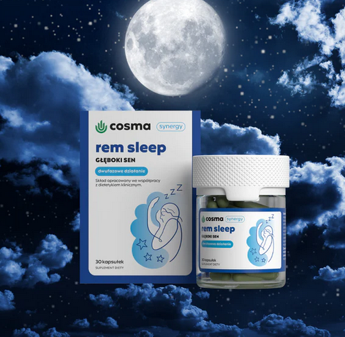 REM Sleep 30kaps. głęboki sen Cosma Cannabis