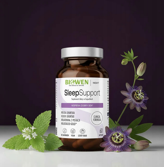 Sleep Support ZIOŁOWE WSPARCIE SNU 60kaps. Biowen
