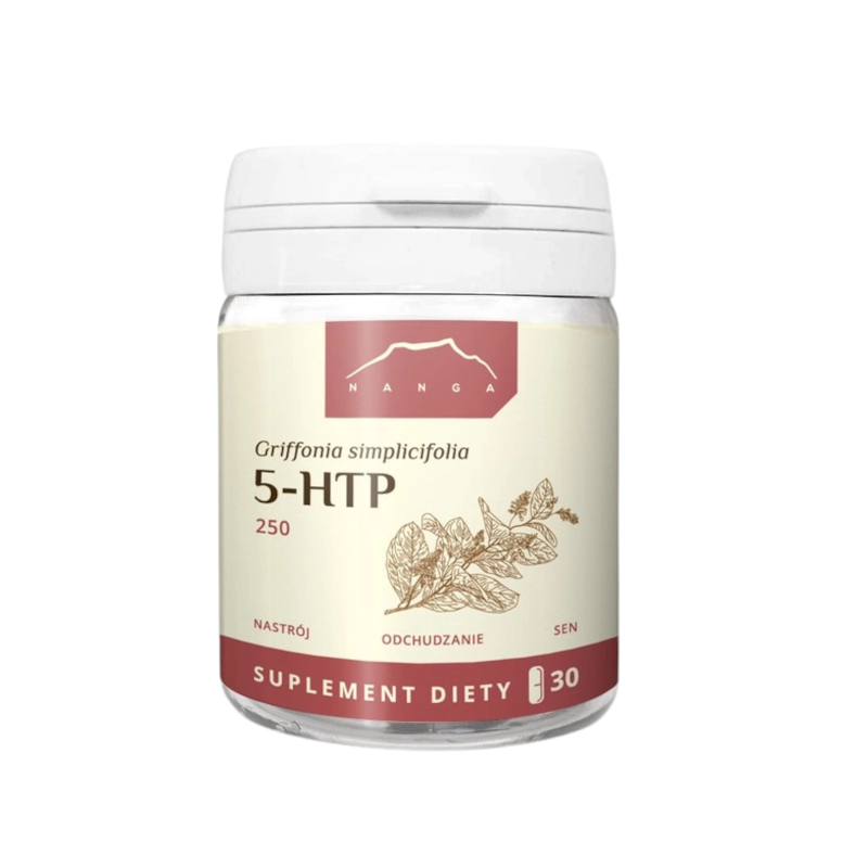 5-HTP Griffonia ekstrakt 250mg 30kaps. Nanga