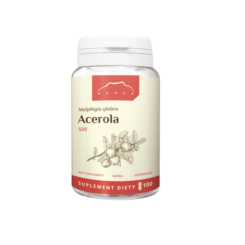 Acerola ekstrakt 100kaps. 500mg Nanga
