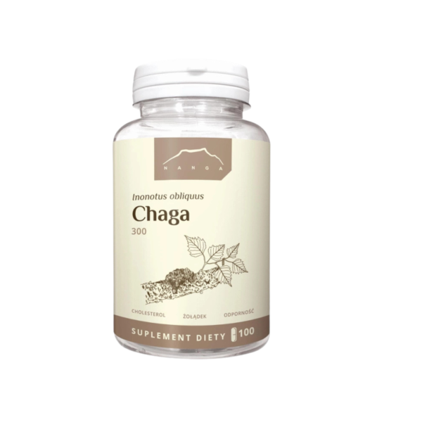 Chaga ekstrakt 100kaps. 300mg Nanga