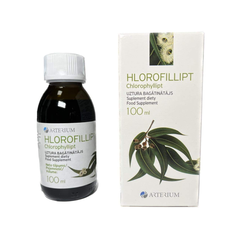 Chlorofillipt płyn ekstrakt chlorofilu eukaliptusa 100ml Hlorofilipt