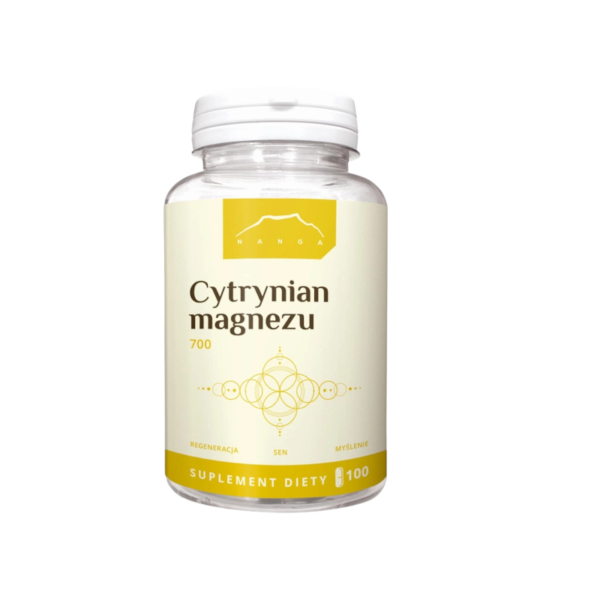 Cytrynian magnezu 100kaps. 700mg Nanga