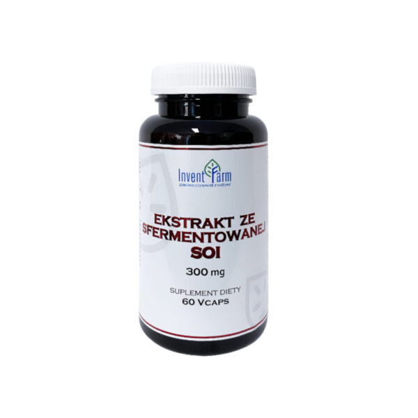 Ekstrakt ze sfermentowanej soi 300mg 60vcaps Invent Farm
