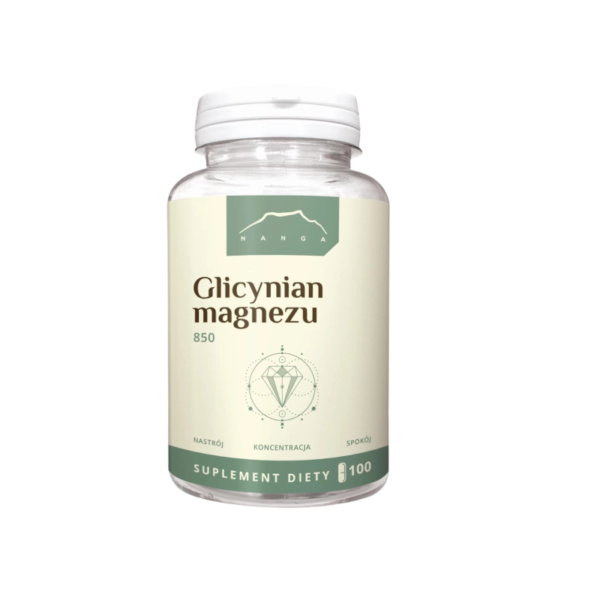 Glicynian magnezu chelat 100kaps. Nanga