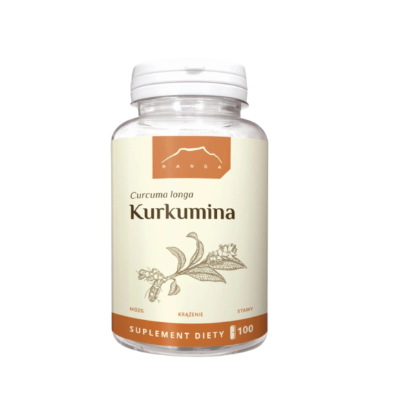 Kurkumina z piperyną ekstrakt 100kaps. 500mg Nanga