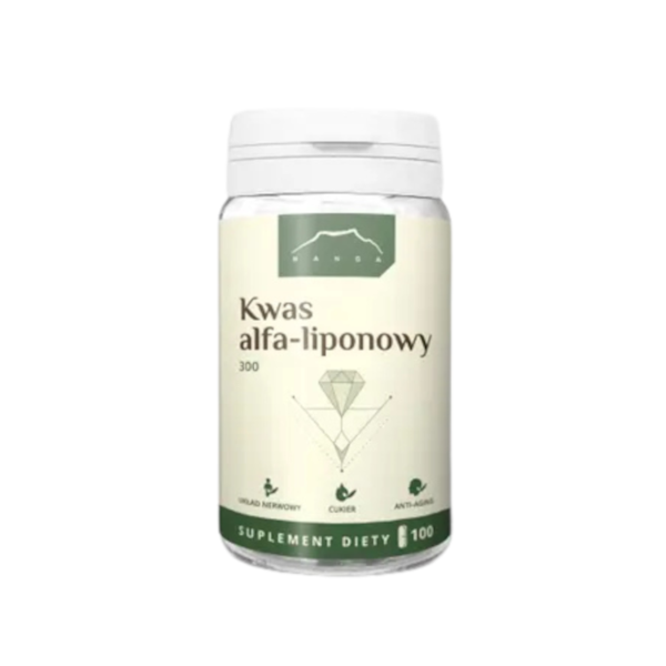 Kwas alfa-liponowy 100kaps. 300mg Nanga