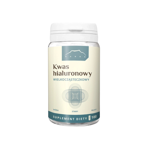 Kwas hialuronowy HMW Strong 100kaps. 200mg Nanga